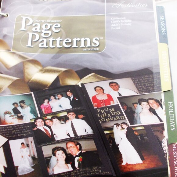 Creative Memories Scrapbooking Binder Organizer Page Patterns - Picture 4 of 11